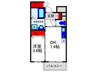 ペイサ－ジⅡの物件間取画像